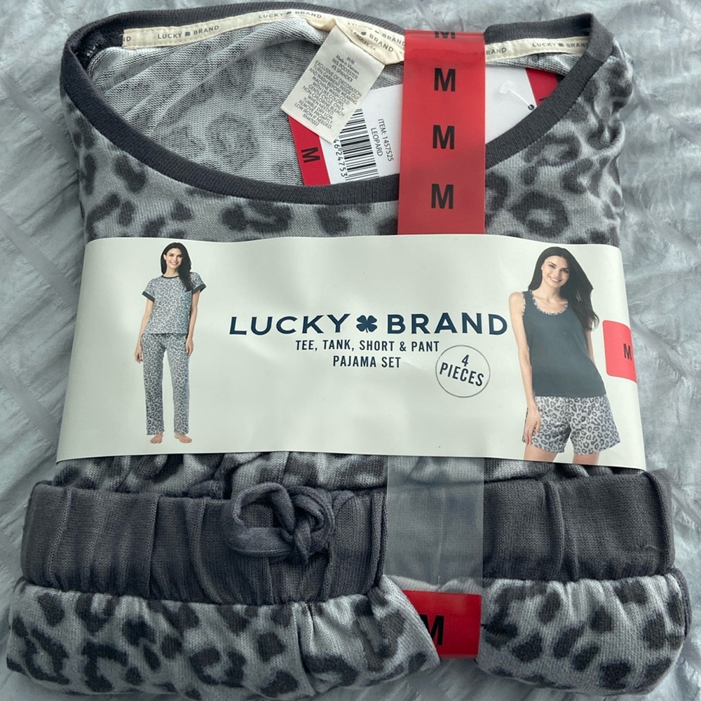 LUCKY BRAND 4 Piece Pajama Set